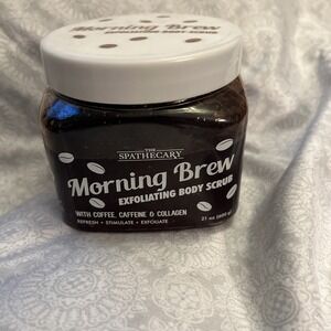 The SpatheCary Morning Brew Exfoliating Body Scrub 21oz New Sealed